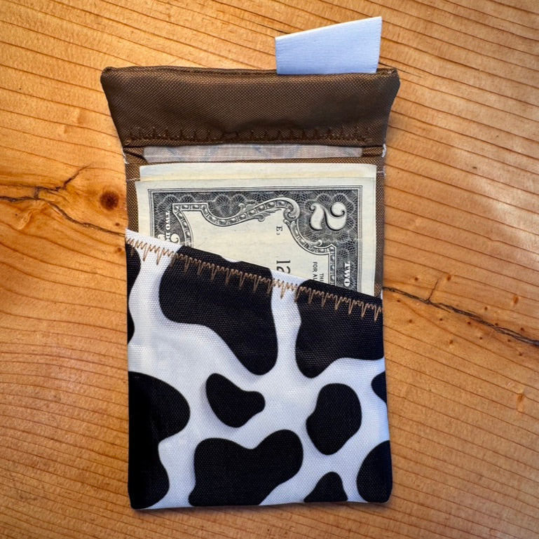 wallet - brown/cow