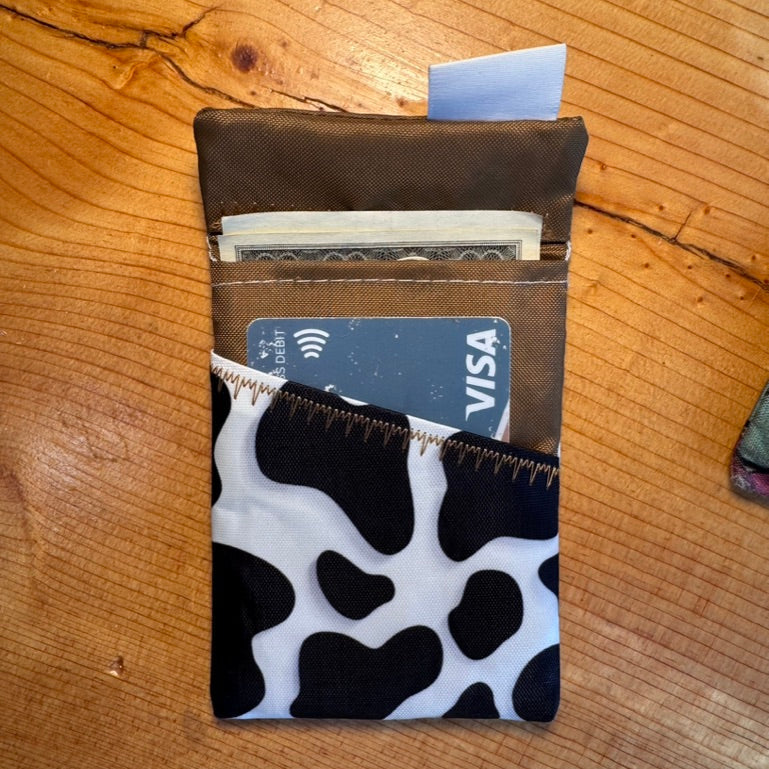 wallet - brown/cow