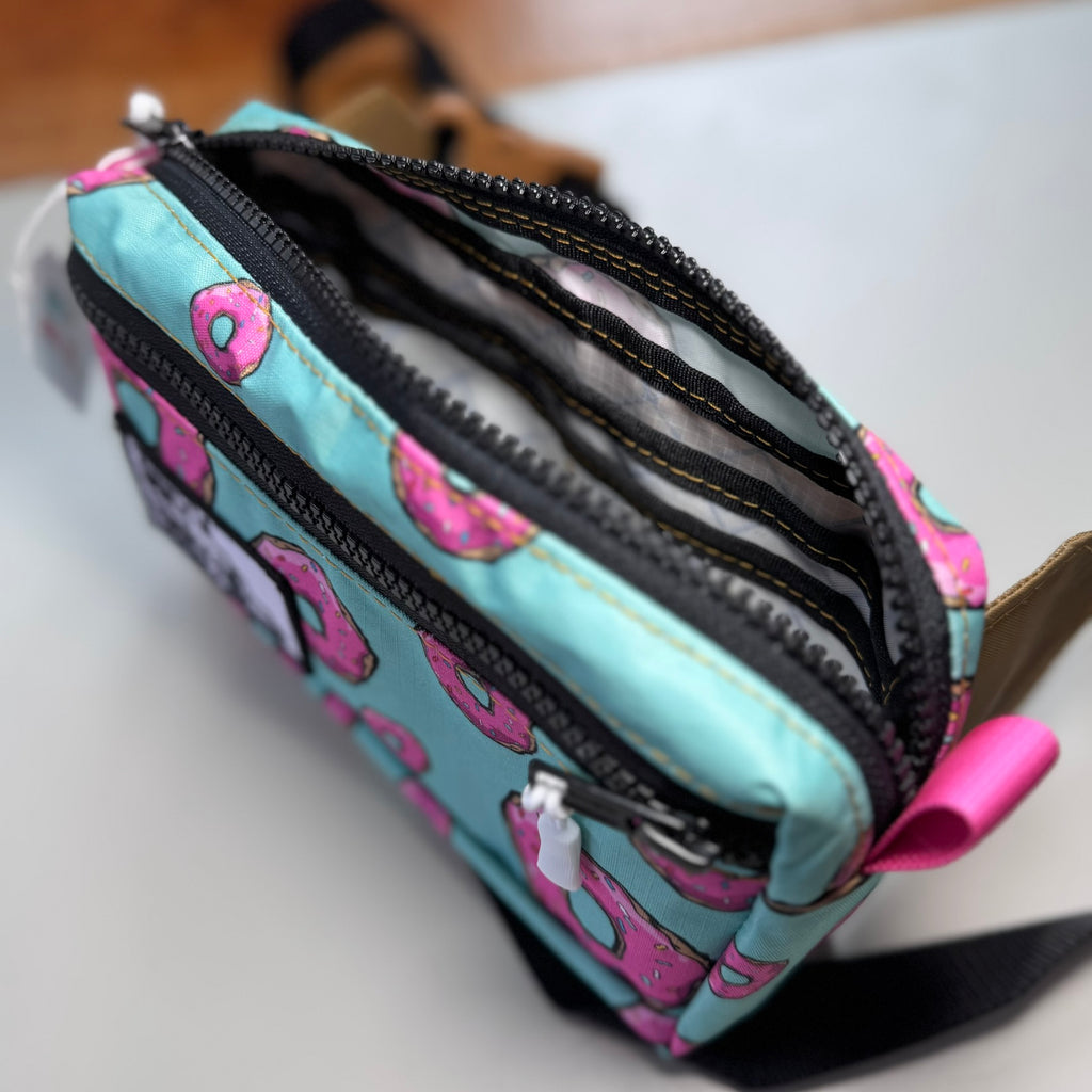 fanny pak - donut/brown