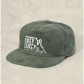 corduroy cap - green
