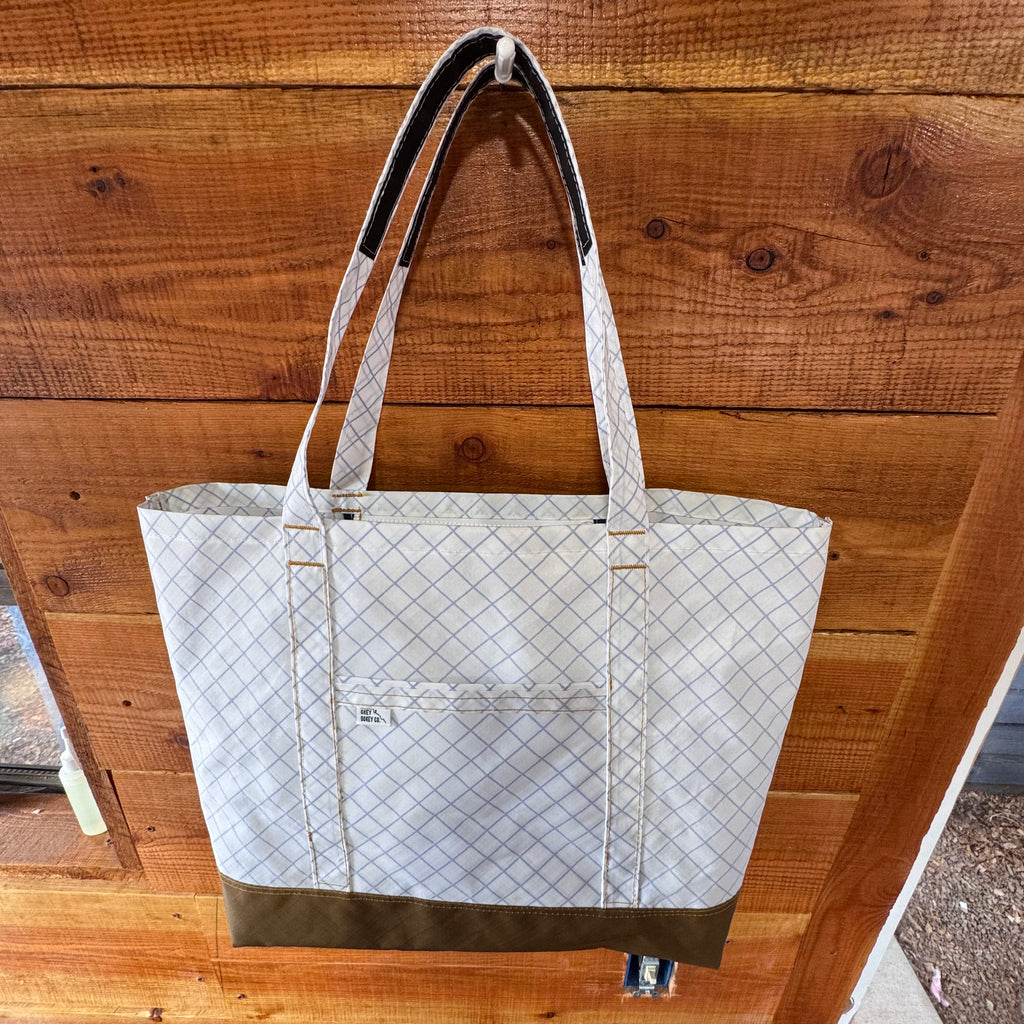 tote - white/brown