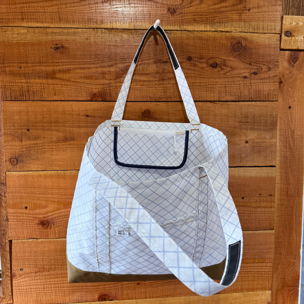 tote - white/brown